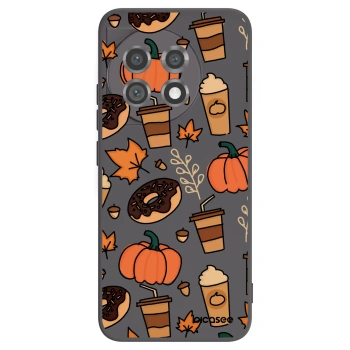 Picasee crna silikonska maskica za OnePlus 11 5G - Fallovers