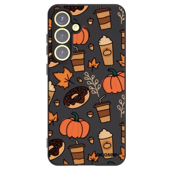 Picasee crna silikonska maskica za Samsung Galaxy S24 FE S721B - Fallovers