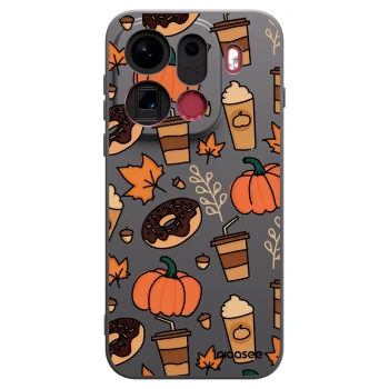 Picasee crna silikonska maskica za OPPO Find X9 Pro - Fallovers