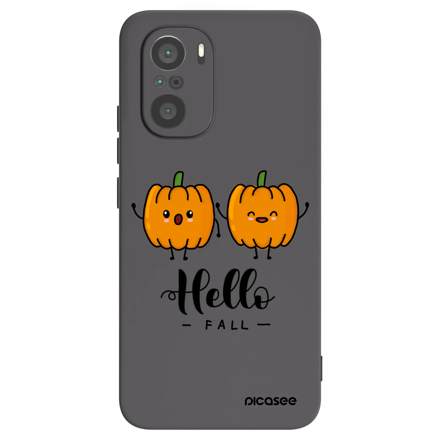 Picasee crna silikonska maskica za Xiaomi Poco F3 - Hallo Fall