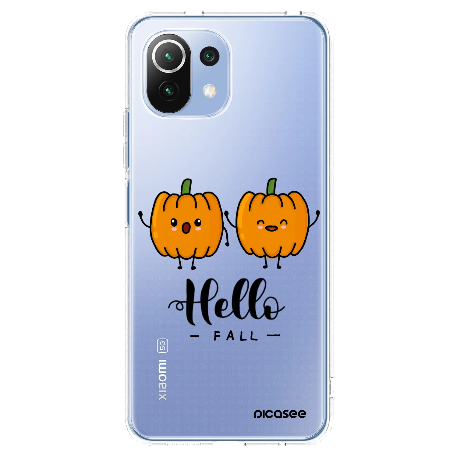 Picasee silikonska prozirna maskica za Xiaomi 11 Lite 5G NE - Hallo Fall
