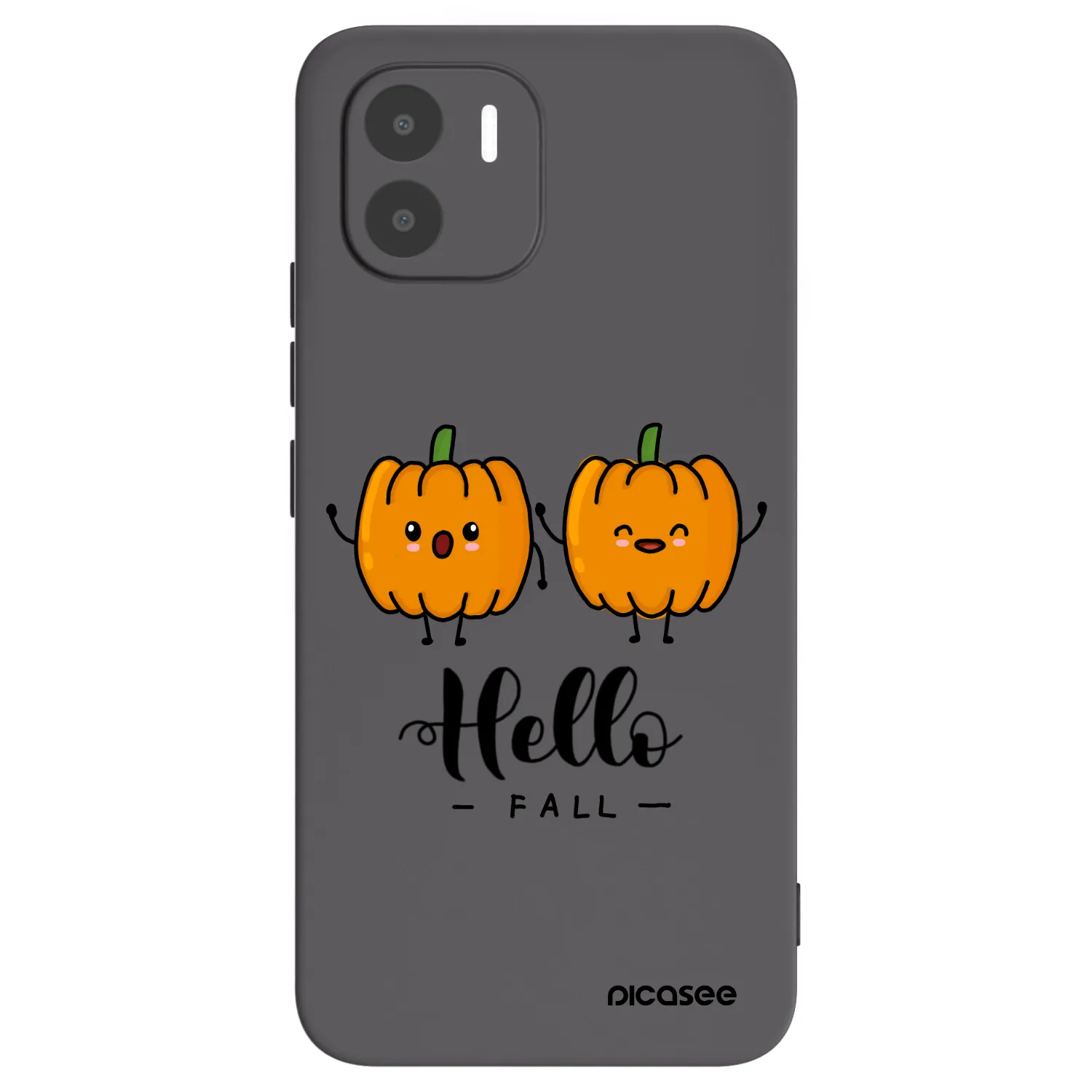 Picasee crna silikonska maskica za Xiaomi Redmi A1 - Hallo Fall