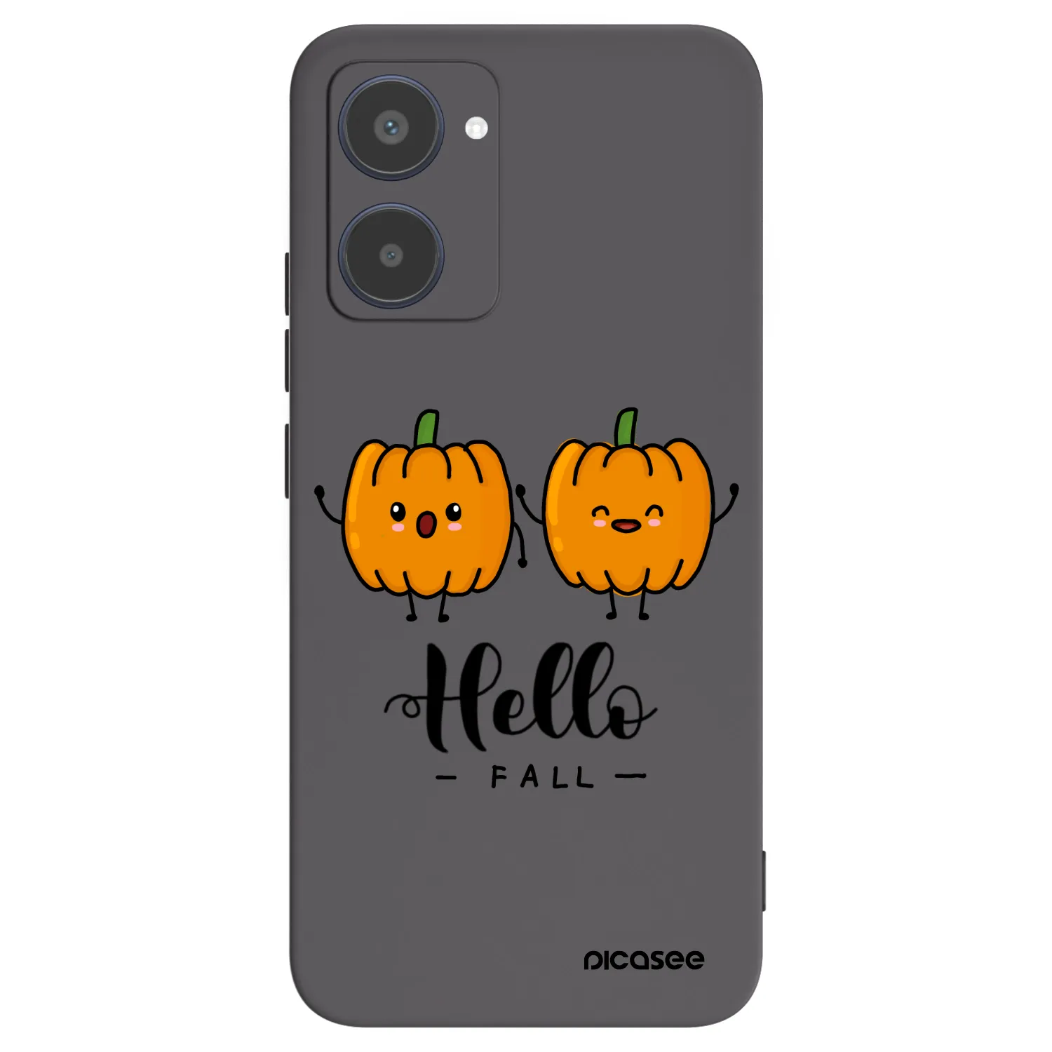 Picasee crna silikonska maskica za Realme 10 4G - Hallo Fall