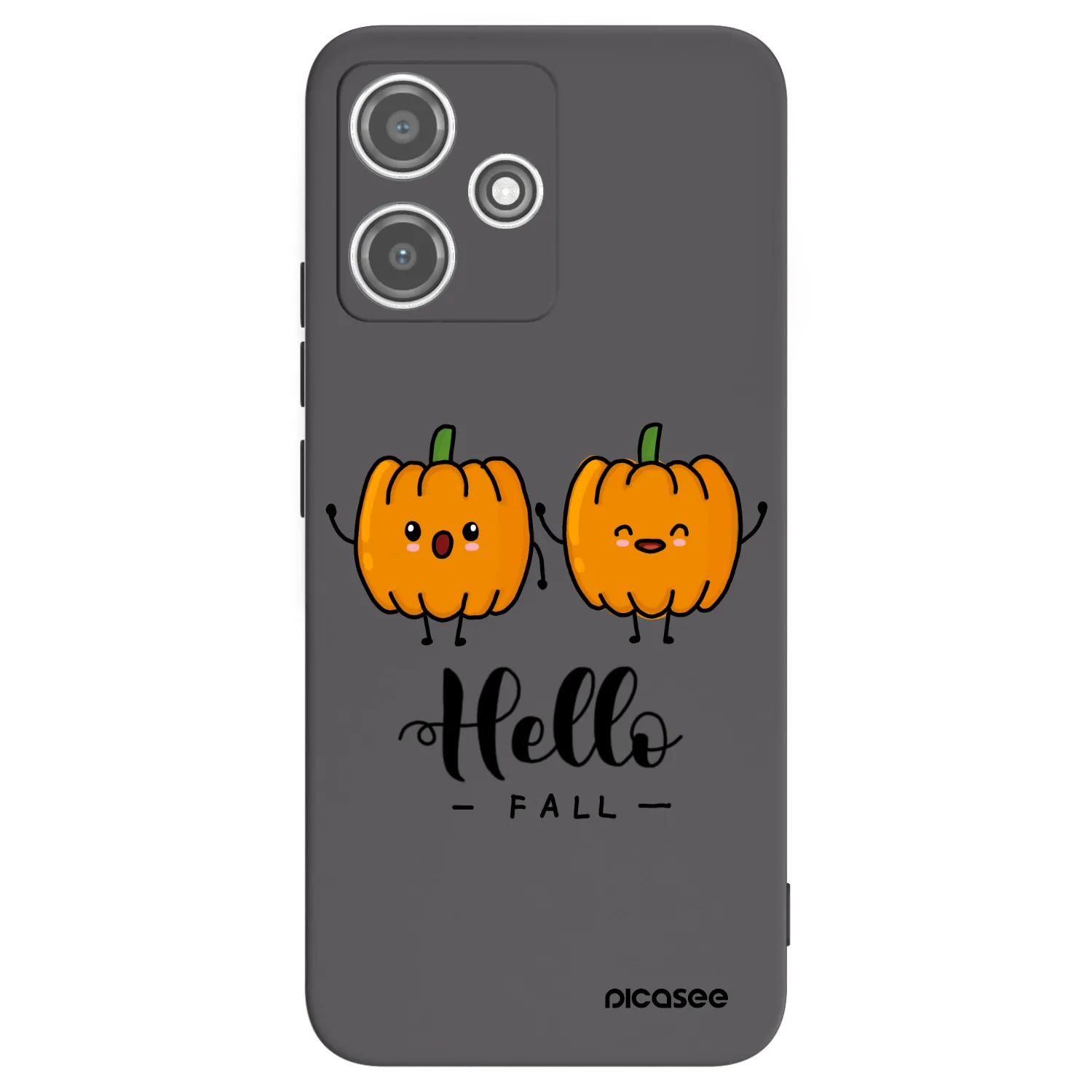Picasee crna silikonska maskica za Xiaomi Redmi 12 5G - Hallo Fall
