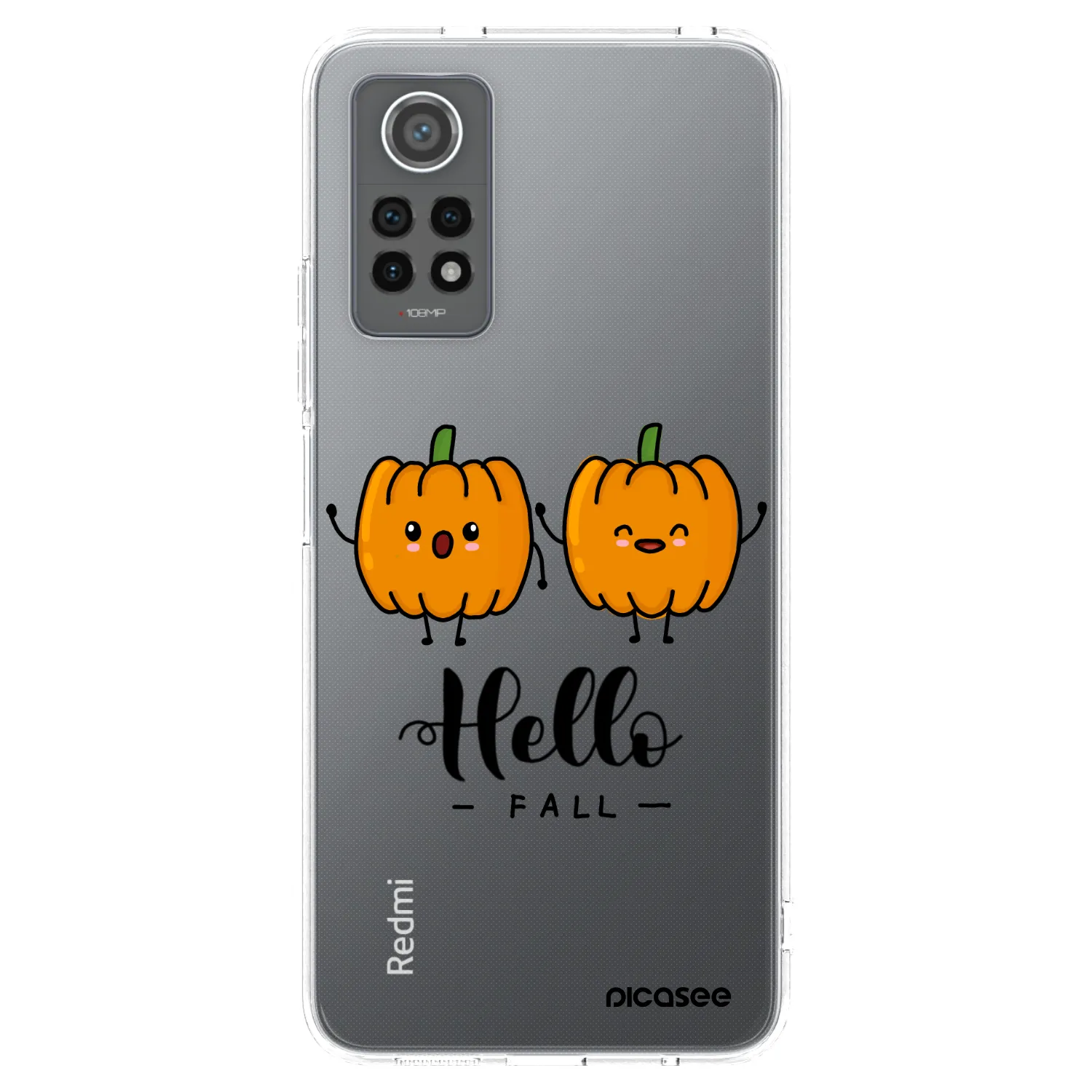 Picasee silikonska prozirna maskica za Xiaomi Redmi Note 12 Pro 4G - Hallo Fall