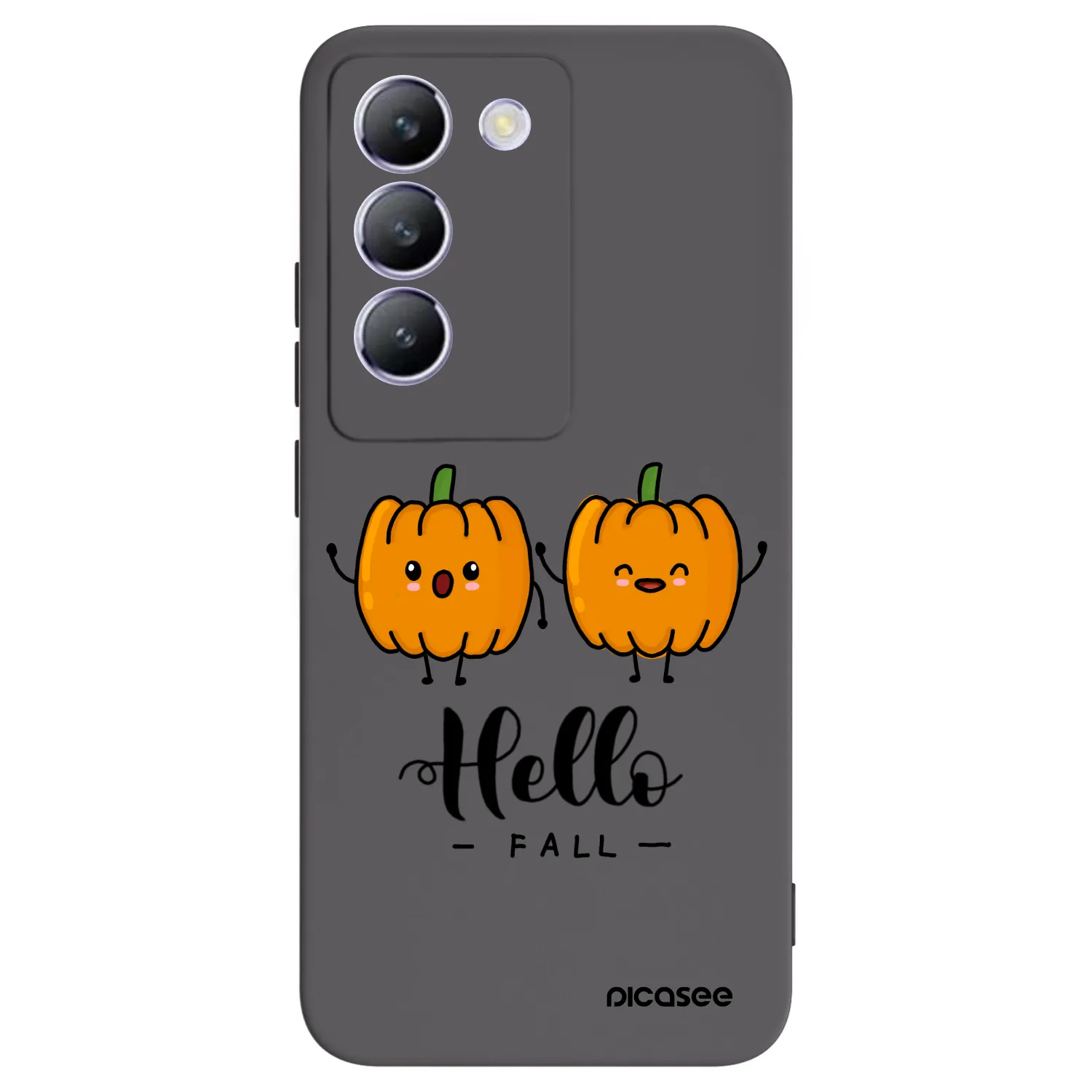 Picasee crna silikonska maskica za Vivo V40 SE 5G - Hallo Fall