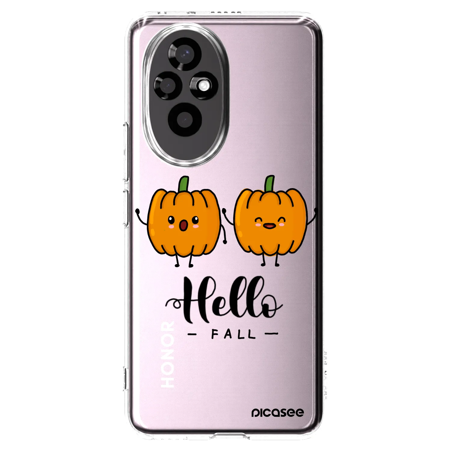 Picasee silikonska prozirna maskica za Honor 200 Pro 5G - Hallo Fall