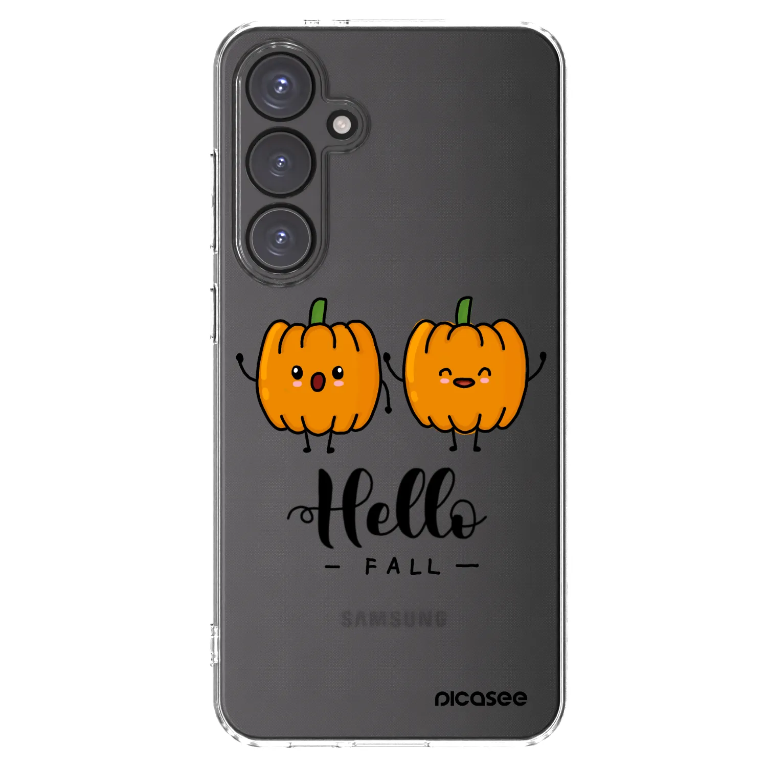 Picasee silikonska prozirna maskica za Samsung Galaxy S24 FE S721B - Hallo Fall