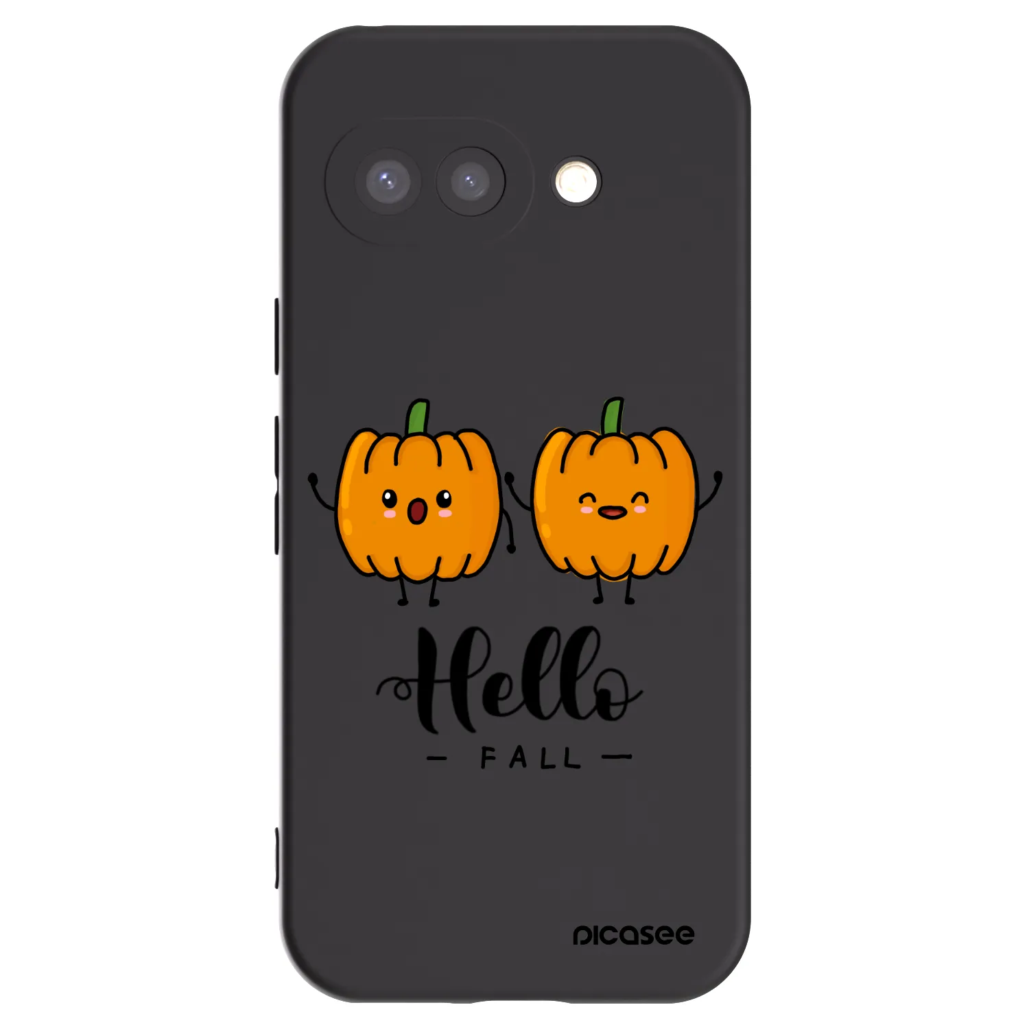 Picasee crna silikonska maskica za Google Pixel 9a - Hallo Fall