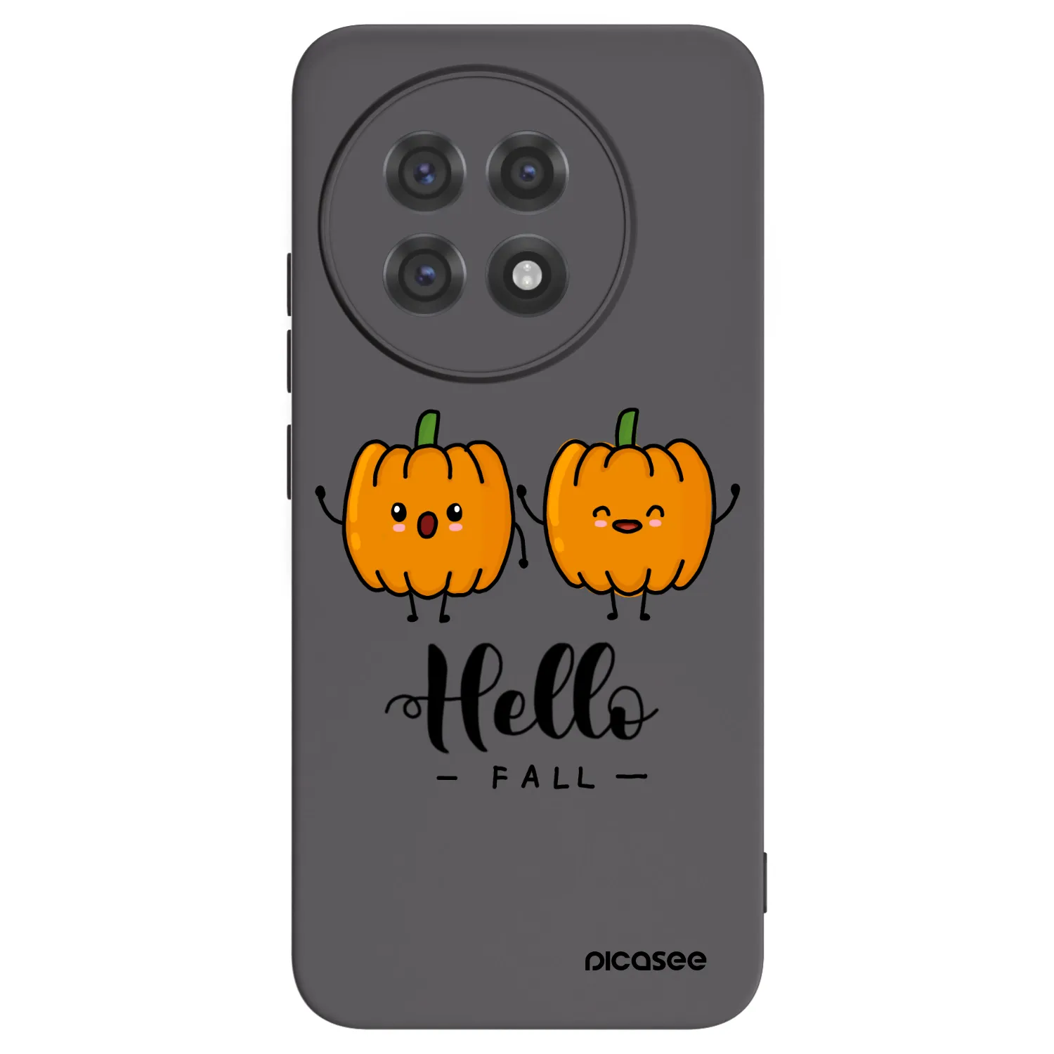 Picasee crna silikonska maskica za OnePlus 13R 5G - Hallo Fall