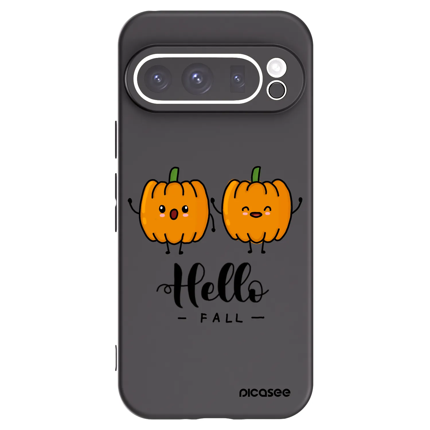 Picasee crna silikonska maskica za Google Pixel 9 Pro XL - Hallo Fall