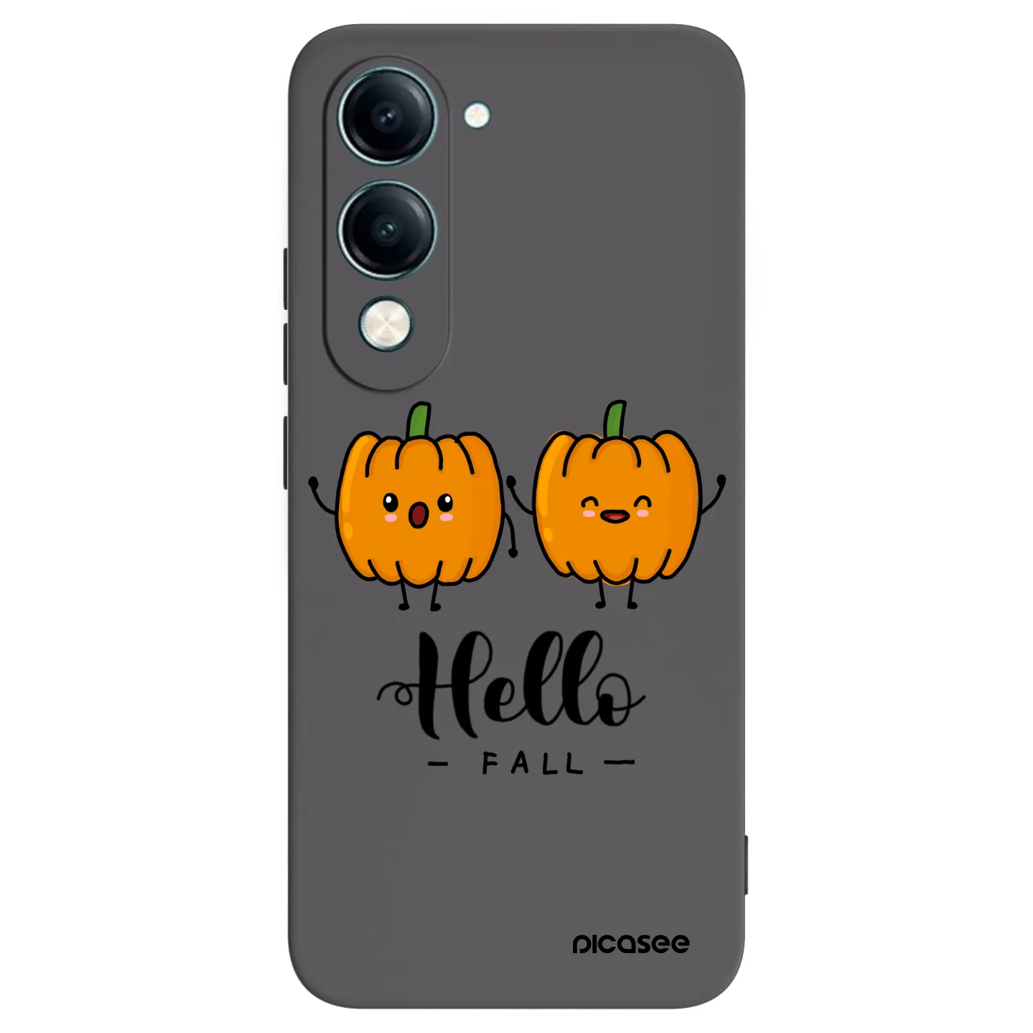 Picasee crna silikonska maskica za Vivo Y29s 5G - Hallo Fall