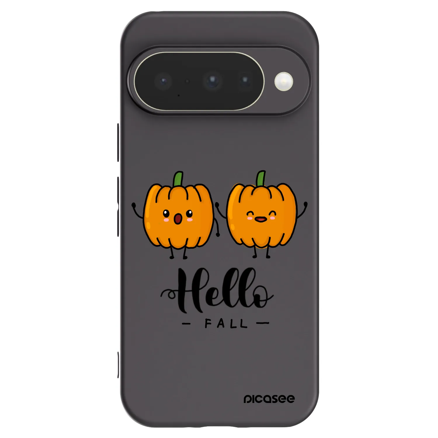 Picasee crna silikonska maskica za Google Pixel 10 - Hallo Fall