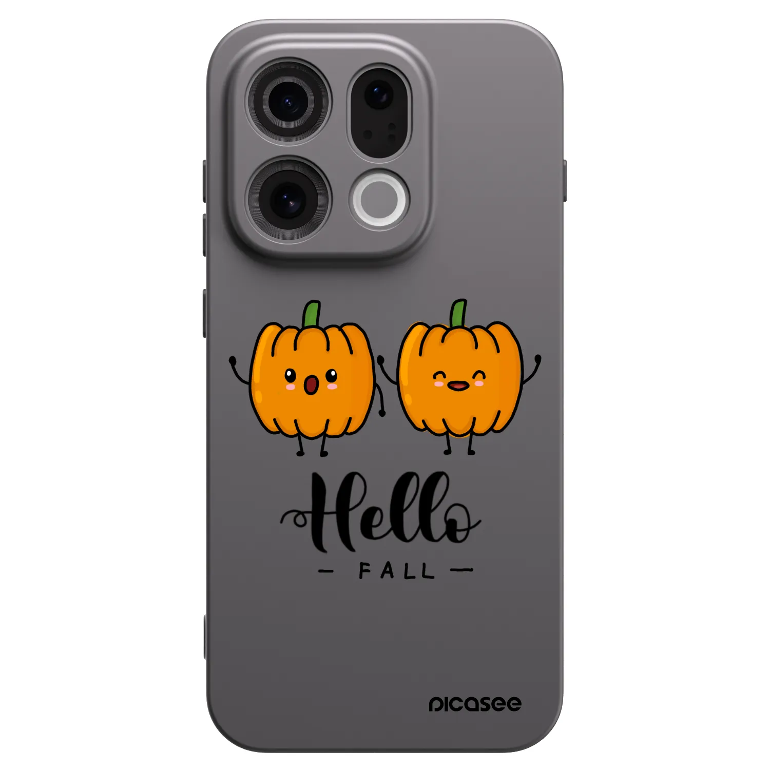Picasee crna silikonska maskica za OPPO Find X9 - Hallo Fall