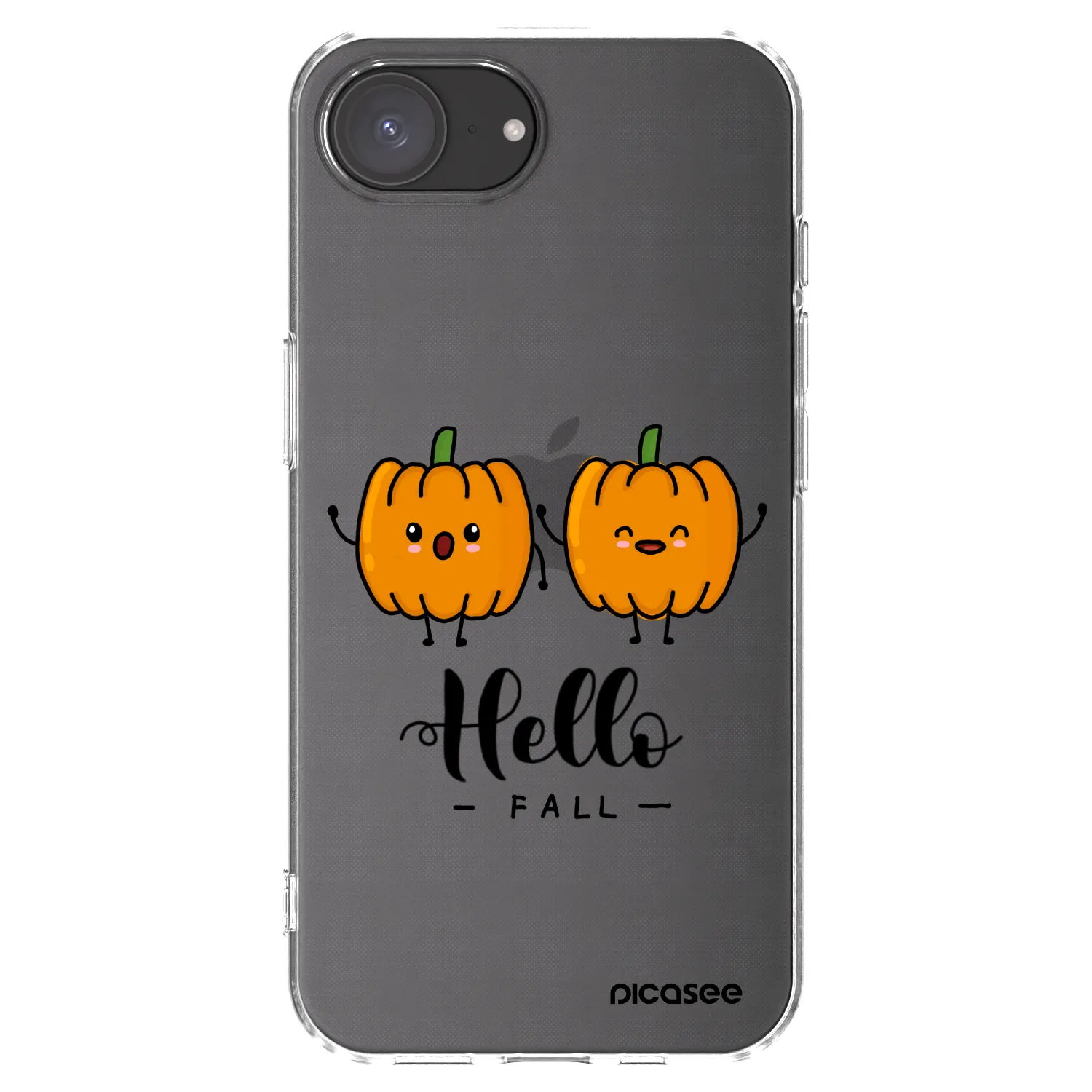 Picasee silikonska prozirna maskica za Apple iPhone 17e - Hallo Fall