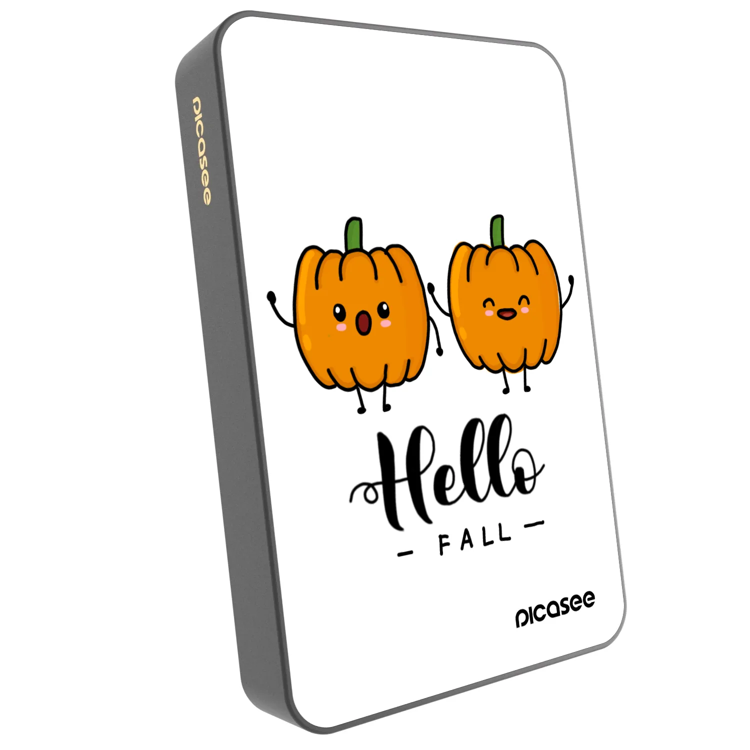 Picasee Prijenosni punjač s MagSafe 10 000 mAh Sivo - Hallo Fall