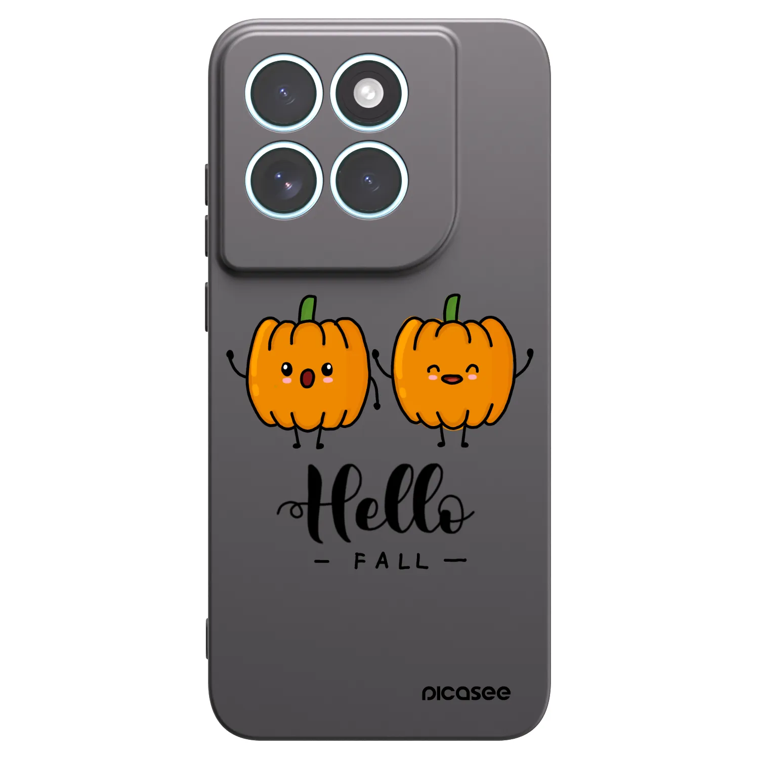 Picasee crna silikonska maskica za Motorola Edge 70 Fusion - Hallo Fall