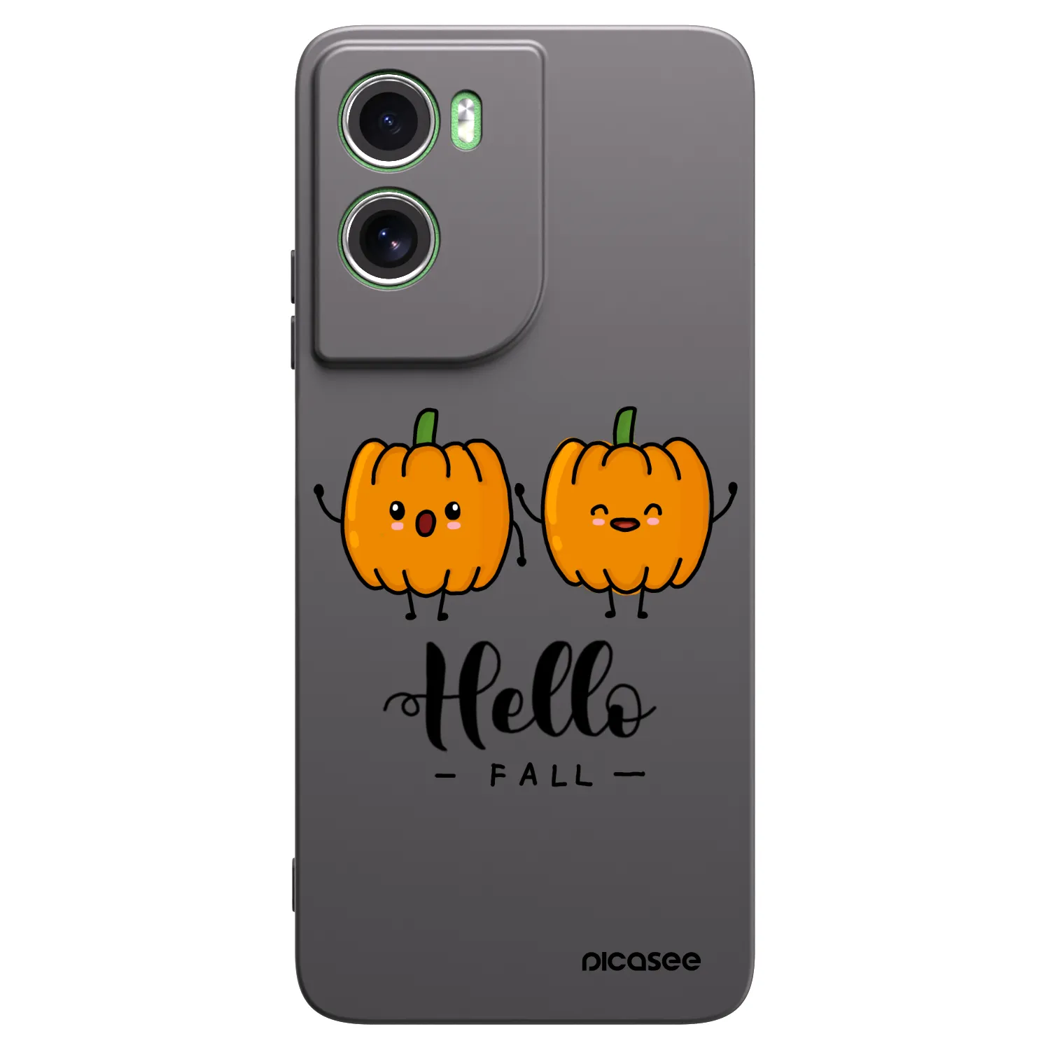 Picasee crna silikonska maskica za Motorola Moto G06 - Hallo Fall