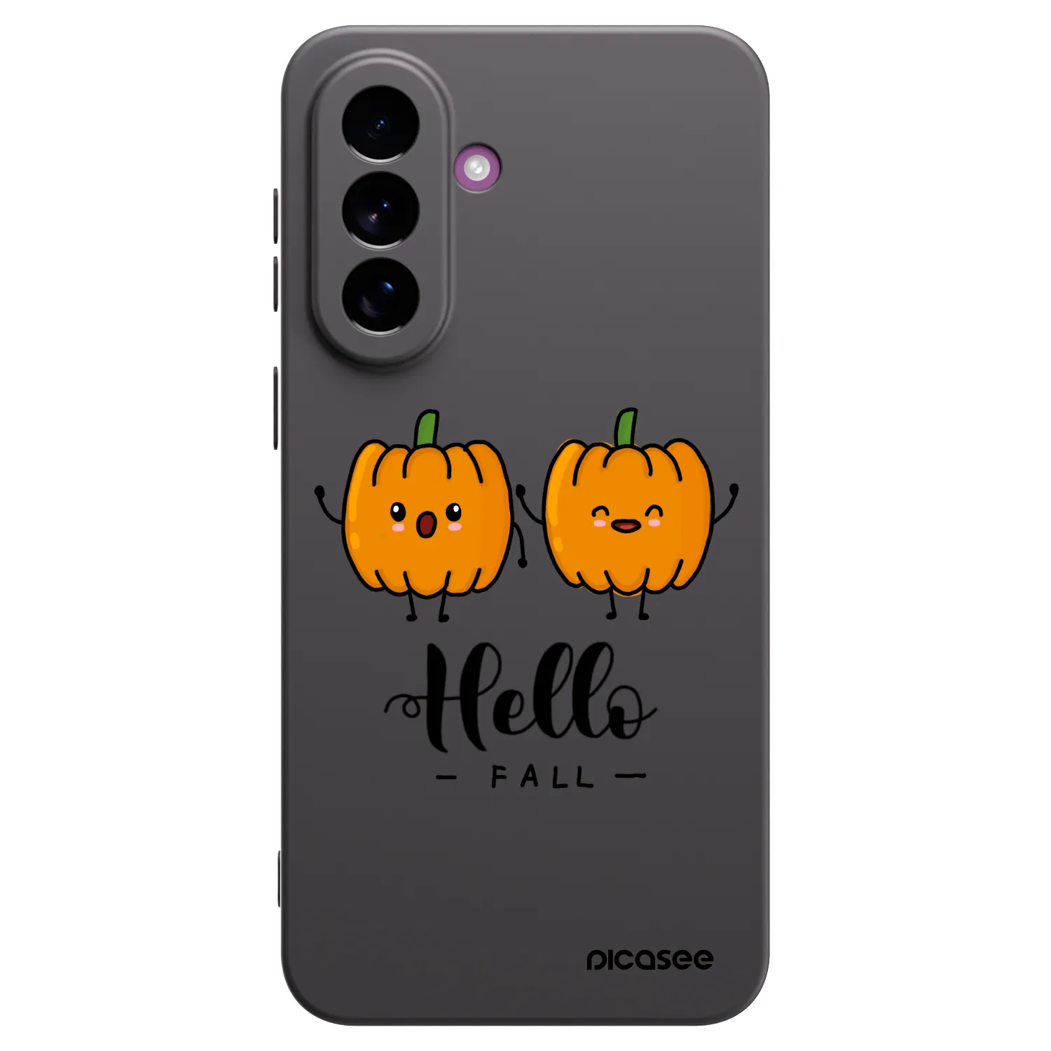 Picasee crna silikonska maskica za Samsung Galaxy A37 - Hallo Fall