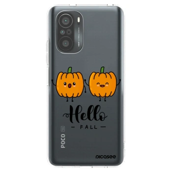 Picasee silikonska prozirna maskica za Xiaomi Poco F3 - Hallo Fall