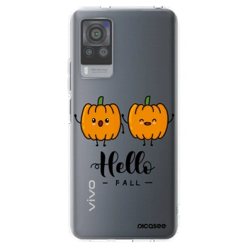 Picasee silikonska prozirna maskica za Vivo X60 Pro 5G - Hallo Fall