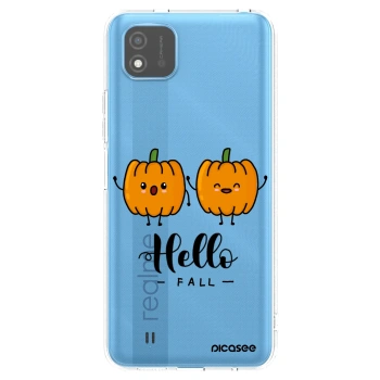 Picasee silikonska prozirna maskica za Realme C11 (2021) - Hallo Fall