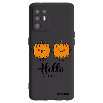 Picasee crna silikonska maskica za OPPO A94 5G - Hallo Fall
