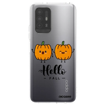 Picasee silikonska prozirna maskica za OPPO A94 5G - Hallo Fall