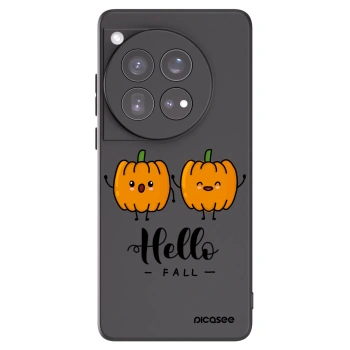 Picasee crna silikonska maskica za OnePlus 12 5G - Hallo Fall