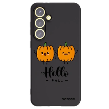 Picasee crna silikonska maskica za Samsung Galaxy S24 FE S721B - Hallo Fall