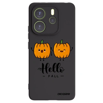 Picasee crna silikonska maskica za Xiaomi Redmi Note 14 4G - Hallo Fall