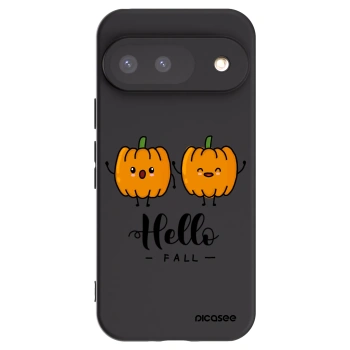 Picasee crna silikonska maskica za Google Pixel 9 - Hallo Fall