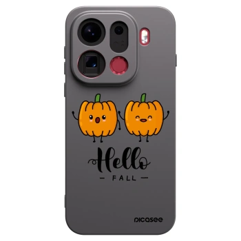 Picasee crna silikonska maskica za OPPO Find X9 Pro - Hallo Fall
