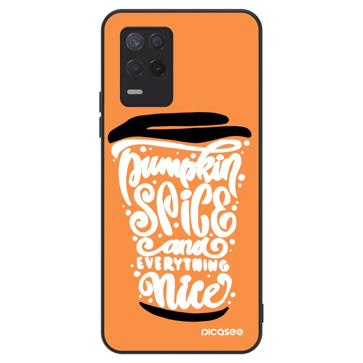 Picasee ULTIMATE CASE za Realme 8 5G - Pumpkin coffee