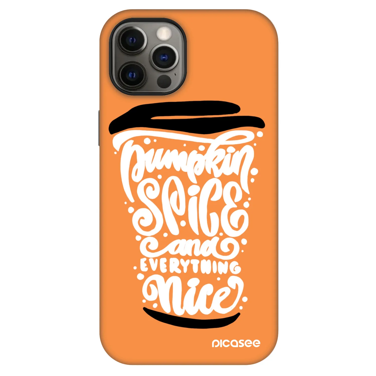 Picasee Fashion Case MagSafe za Apple iPhone 12 - Pumpkin coffee