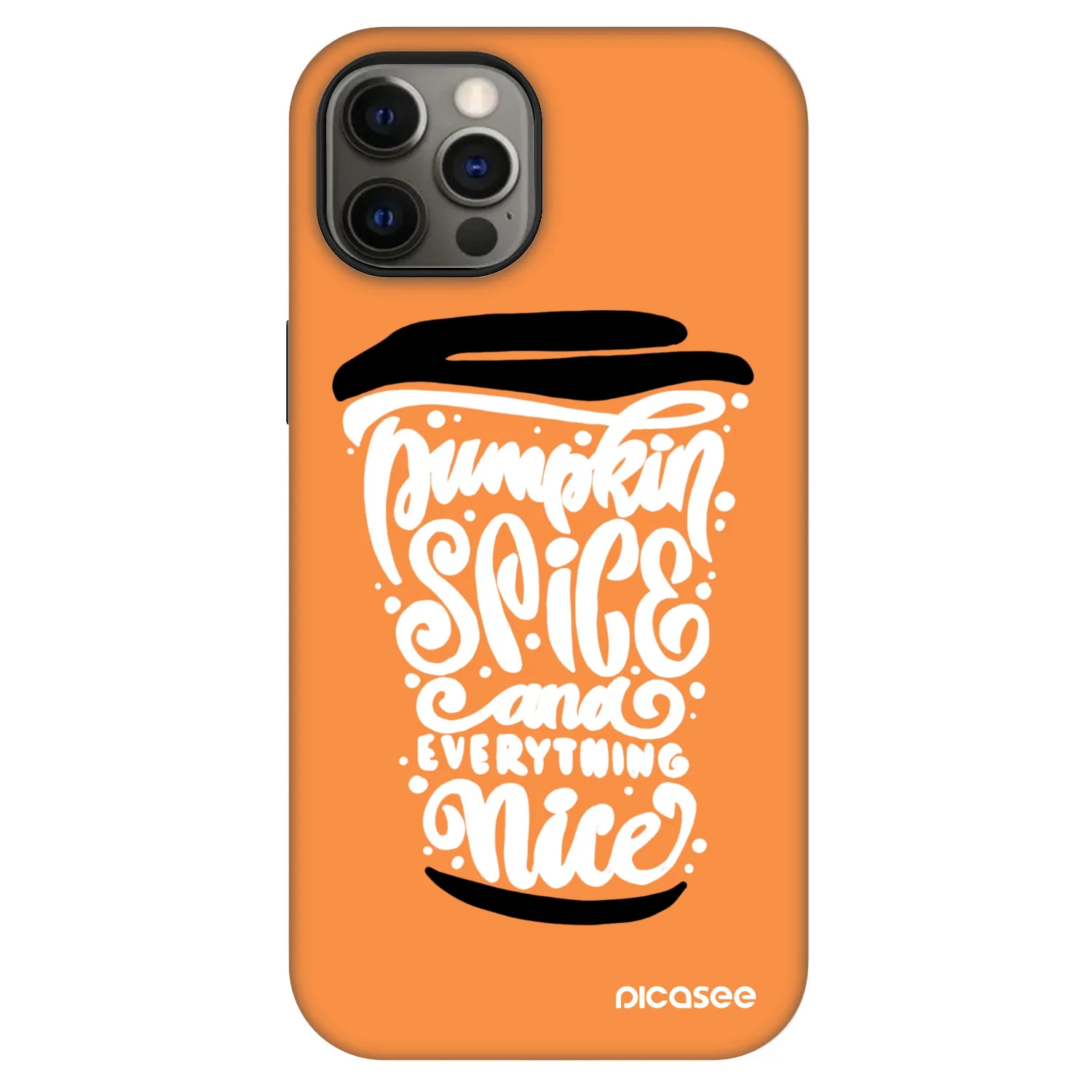 Picasee Fashion Case MagSafe za Apple iPhone 12 Pro - Pumpkin coffee