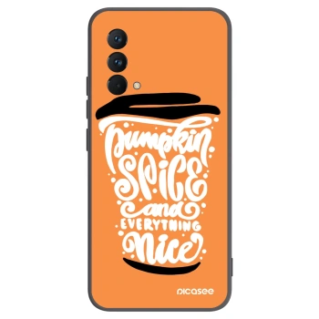 Picasee crna silikonska maskica za Realme GT Master Edition 5G - Pumpkin coffee