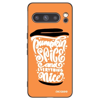 Picasee crna silikonska maskica za Google Pixel 8 Pro - Pumpkin coffee