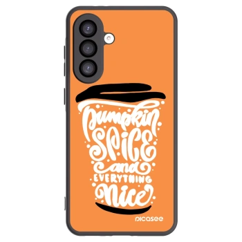 Picasee crna silikonska maskica za Samsung Galaxy A26 5G A266B - Pumpkin coffee