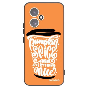 Picasee crna silikonska maskica za Honor 400 5G - Pumpkin coffee