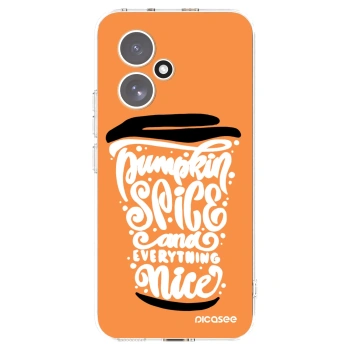 Picasee silikonska prozirna maskica za Honor 400 5G - Pumpkin coffee