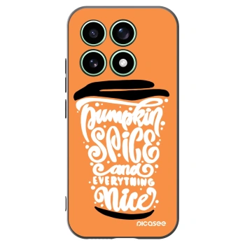 Picasee crna silikonska maskica za Xiaomi 17 - Pumpkin coffee