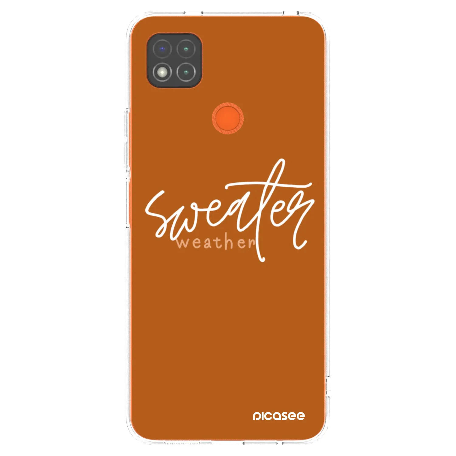 Picasee silikonska prozirna maskica za Xiaomi Redmi 9C - Sweater weather