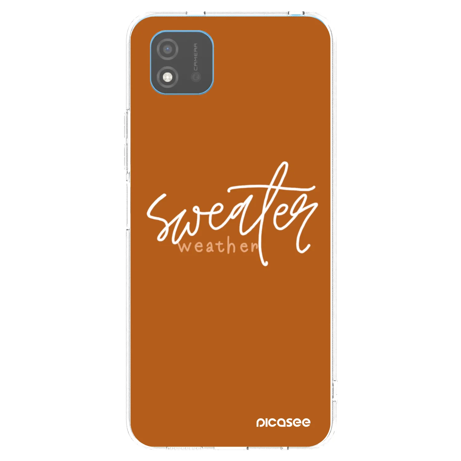 Picasee silikonska prozirna maskica za Realme C11 (2021) - Sweater weather