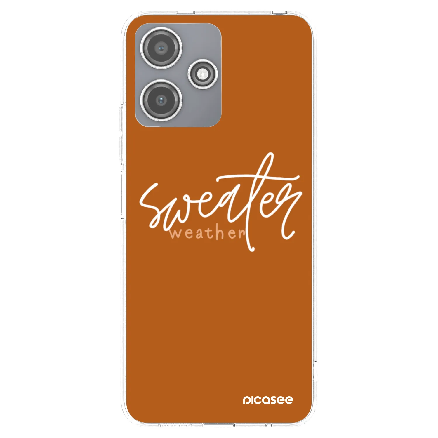 Picasee silikonska prozirna maskica za Xiaomi Redmi 12 5G - Sweater weather