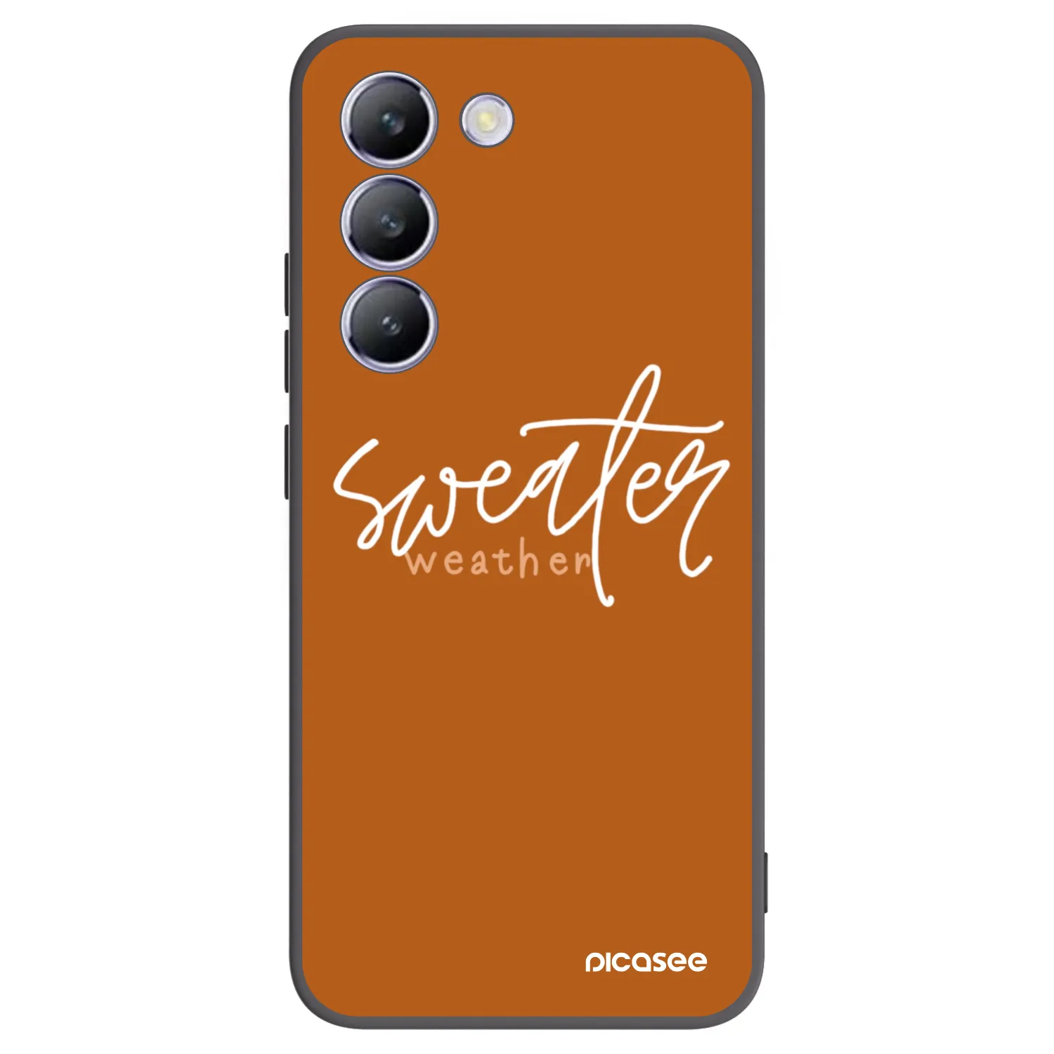 Picasee crna silikonska maskica za Vivo V40 SE 5G - Sweater weather