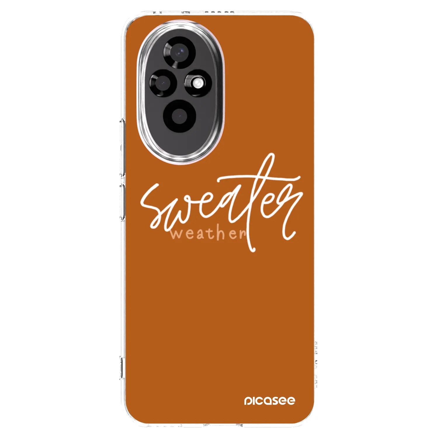 Picasee silikonska prozirna maskica za Honor 200 Pro 5G - Sweater weather