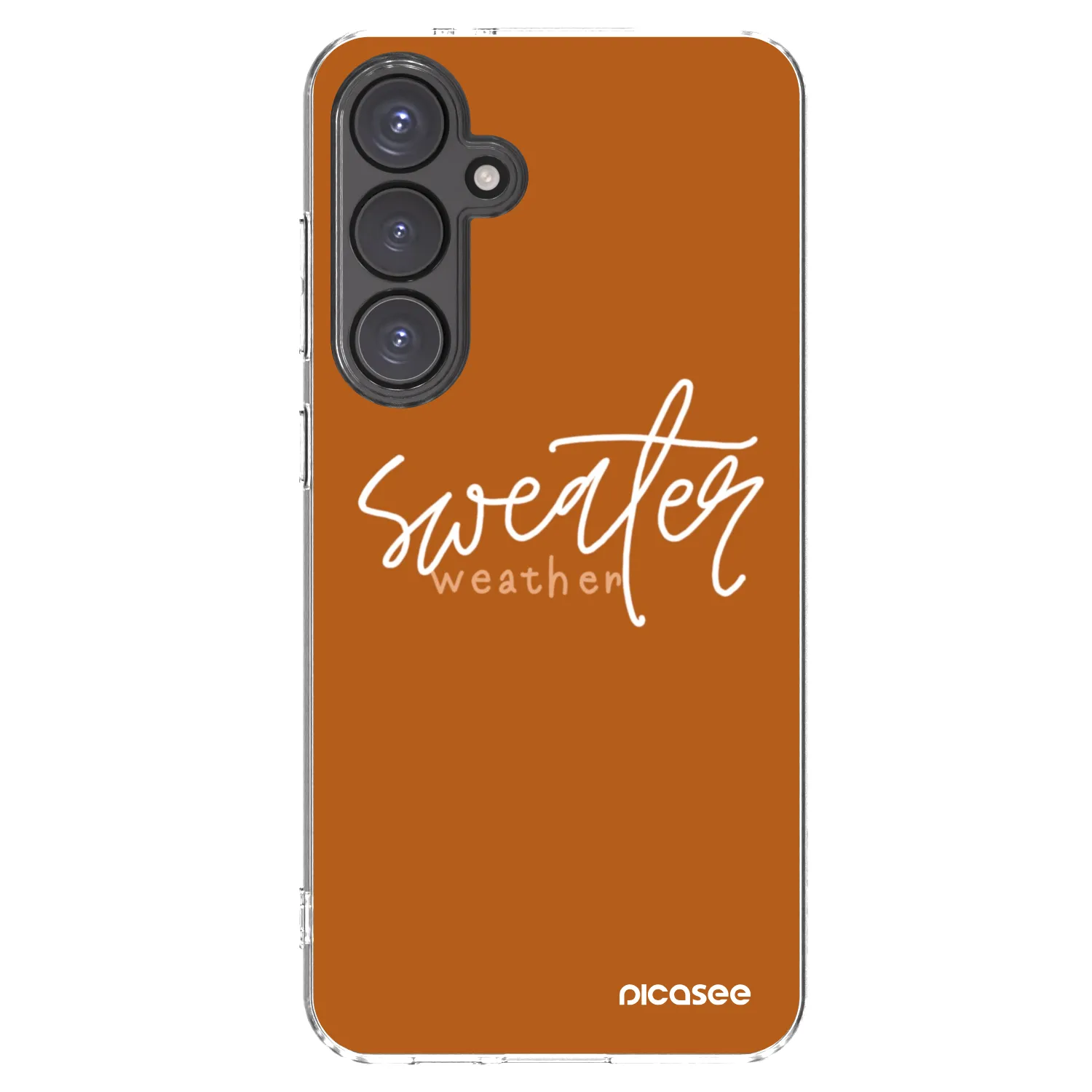 Picasee silikonska prozirna maskica za Samsung Galaxy S24 FE S721B - Sweater weather
