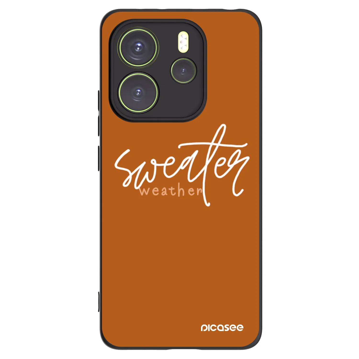 Picasee crna silikonska maskica za Xiaomi Redmi Note 14 4G - Sweater weather
