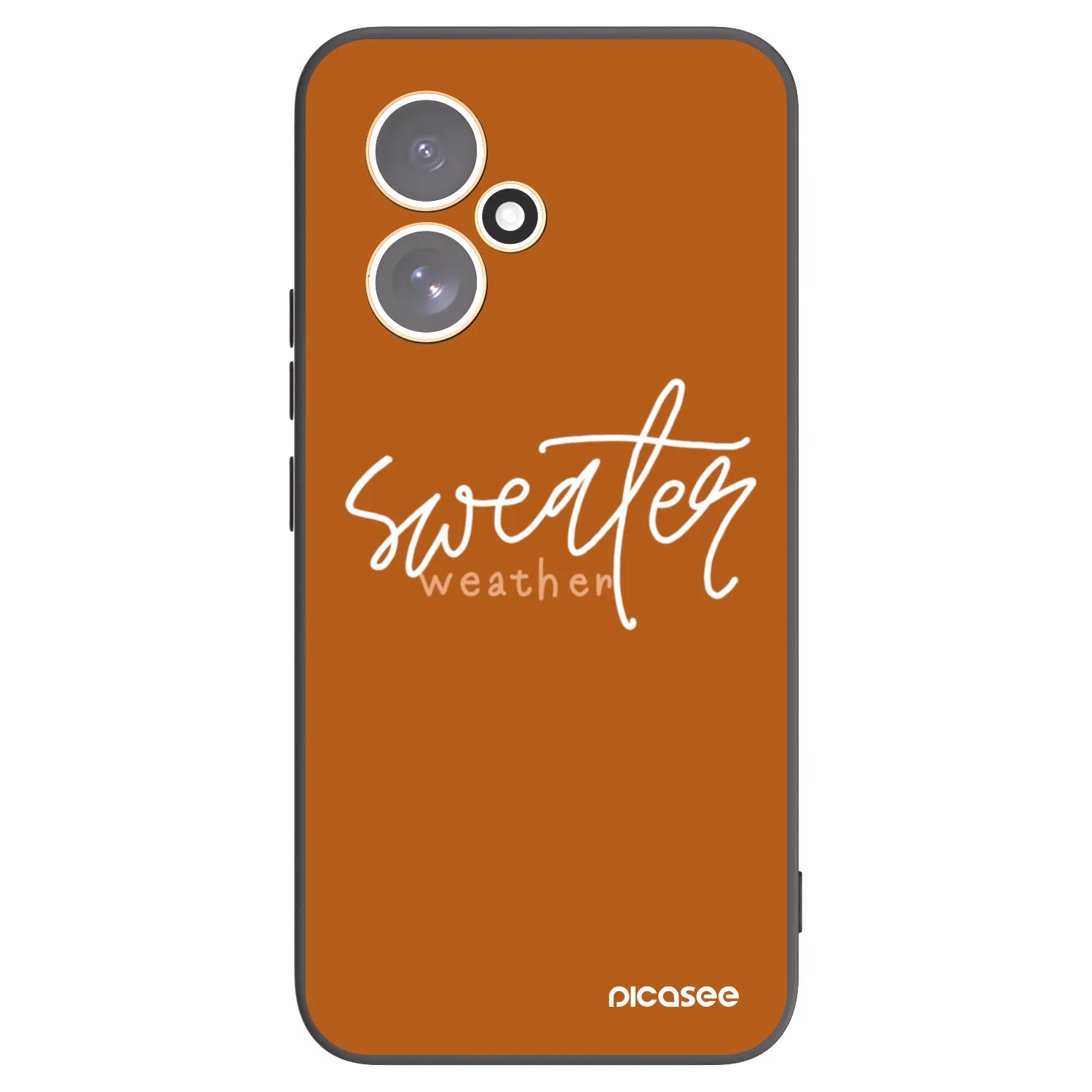 Picasee crna silikonska maskica za Honor 400 5G - Sweater weather